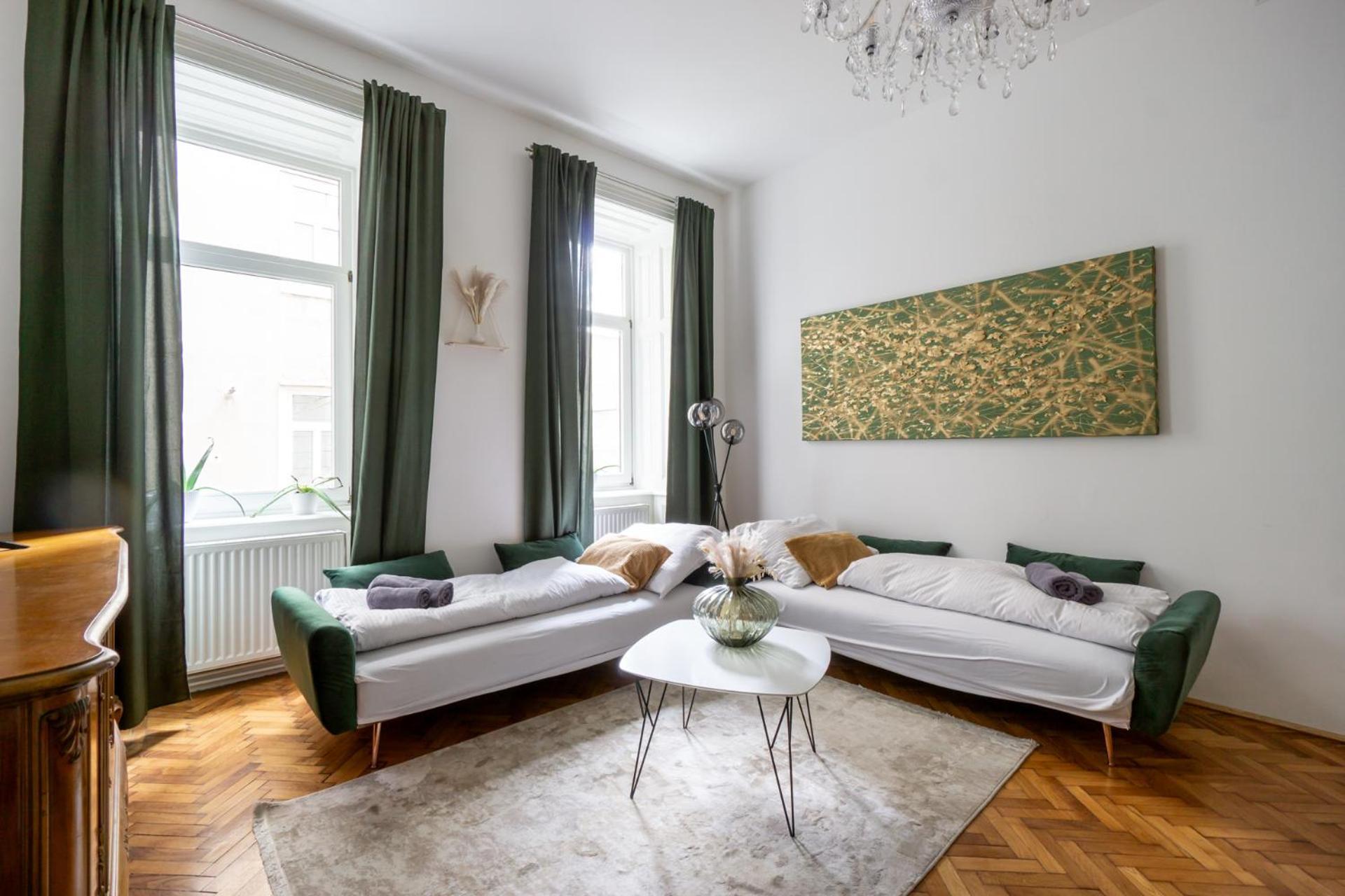 Central Apartment In Viennese Old Building Eksteriør bilde